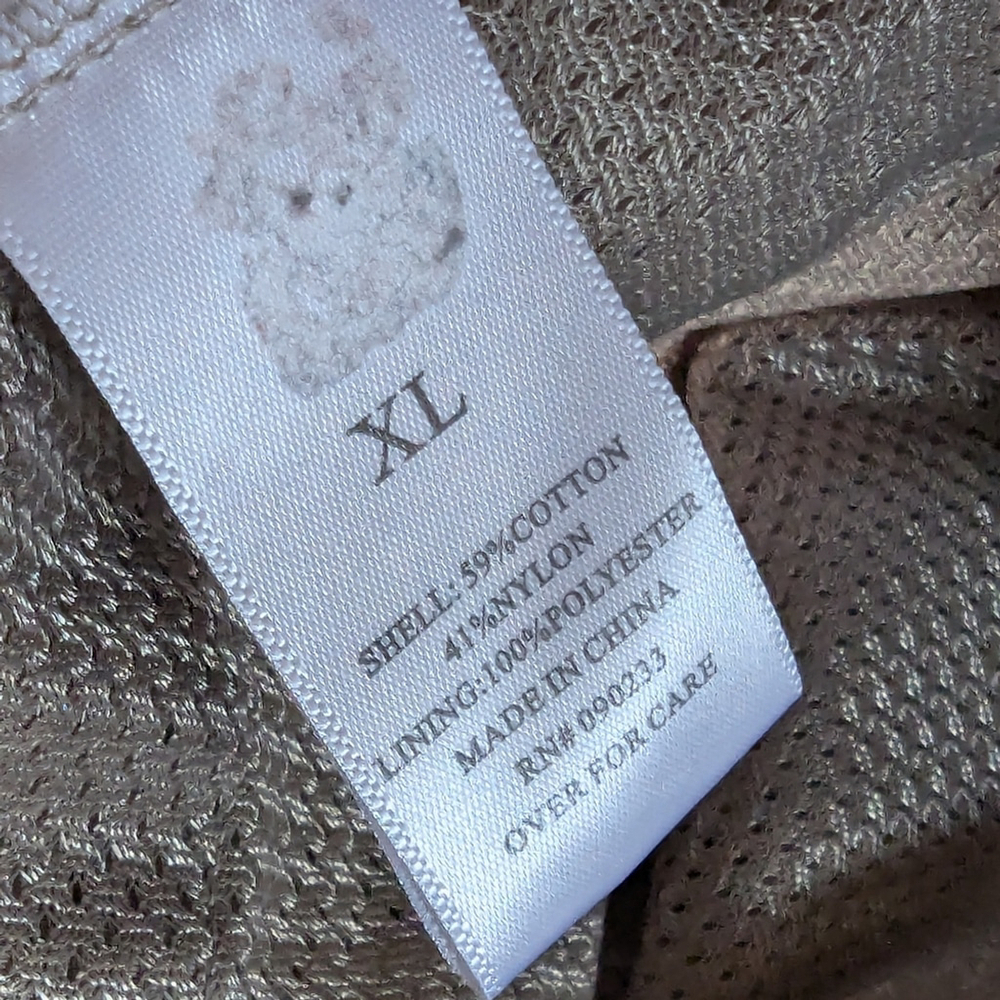 Fear of God Essentials Mens Nylon Track Pant XL Taupe Water Resistant Streetwear - Picture 7 of 9